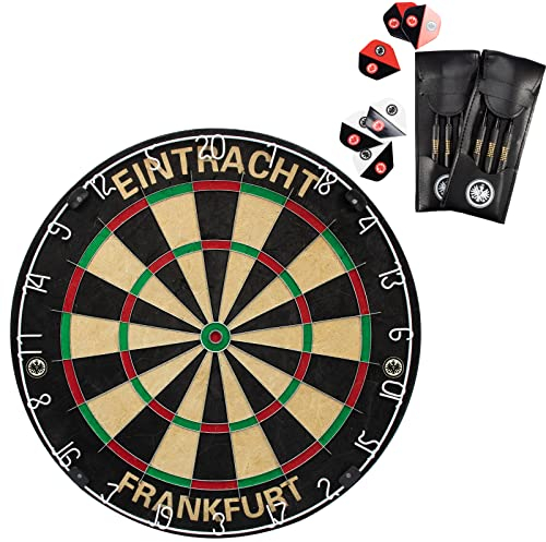 Eintracht Frankfurt Dartscheibe 45 cm Durchmesser, Dart, Dart-Set