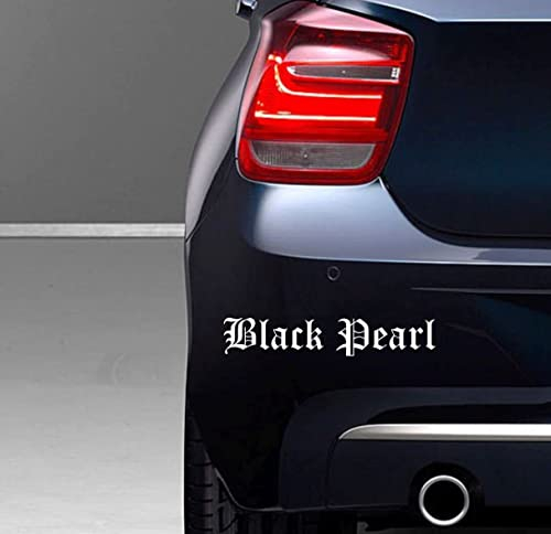myrockshirt Black Pearl 20 x 5 cm Aufkleber Sticker Autoaufkleber