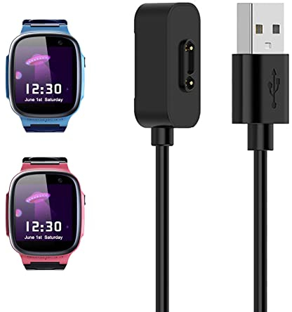 zoerbufan Magnetisches USB-Ladekabel für Xplora X5 / X4, Tragbares Ladekabel Ersatz Ladegerät Charging Kompatibel mit Xplora X5 Play (Schwarz)