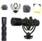 Deity V-Mic D4 Duo Dual Capsule Directional Shotgun Microphone Condenser Recording Microphone for DSLR IpadOS Computers Smartphones