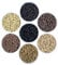 Silicone Lined Nano Beads Rings for Nano Tip Hair Extensions Micro Nano Beads (500, Dark Brown #3)