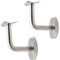 Soporte De Pasamanos, Soporte De Pasamanos De Acero Inoxidable, Fijación De Pasamanos, Para Pasamanos, Soporte De Pared De Madera Con Roseta De Cubierta (2 Piezas)