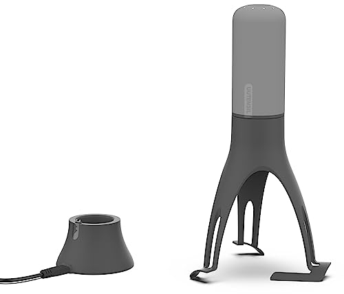 Uutensil Stirr Plus - The Unique Automatic Pan Stirrer with Timer - Rechargeable USB Stand - Grey