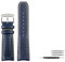 REFKIT For CITIZEN for Blue Angel Männer Armband for AT8020-54L for 8020-03L for JY8078 Curved End Echtes Leder Armband Armband Armband 22 23 (Color : Blue yellowXsilver, Size : 23mm)
