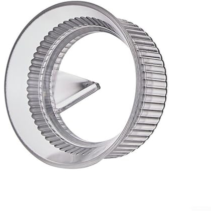 Solid and Durable Coffee Dosing Ring Tamper Distributor for Moka Pot 82MM 90MM(Transparent 82MM)