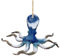 Sommer-Baumschmuck, Meerestier-Ornamente aus Kunstharz - Blaue Meerestierausschnitte, Strandbaumschmuck, Kunstharz, Kunsthandwerk | Küsten-Weihnachtsdekorationen, Rucksack-Anhänger, Sommerdekorationen
