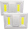 Jandei – Confezione da 2 luci notturne a LED con interruttore di accensione - spento, 110 lm, luce ausiliaria per corridoio, camera da letto, soggiorno, cucina, armadio (funzionano con batterie AAA