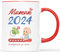 𝗖𝗔𝗗𝗘𝗔𝗨 𝗣𝗟𝗨𝗦 Mug Personnalisé Année - Maman 2024 - Cadeau Pour Futur Parents, Cadeau Maternité, Cadeau Annonce de Grossesse, Mug Fêtes Des Mères Enceinte, Mug Grossesse, Tasse Future Maman