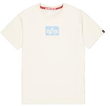 Alpha Industries Herren Satin Logo T T-Shirt (1er Pack)
