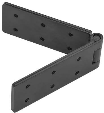 2 PCS Heavy Duty Black Metal Folding Door Hinges