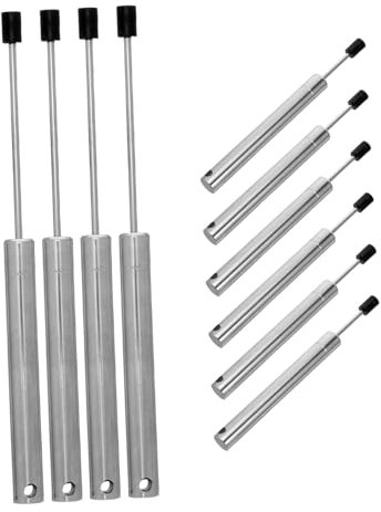 Healifty Lot De 10 Amortisseurs De Poubelle À Fermeture Douce, En Acier Inoxydable Et Plastique, Pour Poubelle De Cuisine