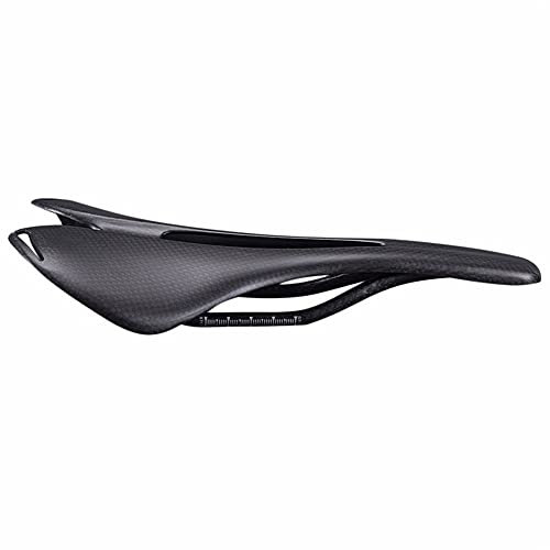 Carbon Fahrradsattel 270x143mm leicht vollcarbon wasserdicht atmungsaktiv mit mittigem Belüftungsschlitz für Mountainbike Rennrad Klapprad