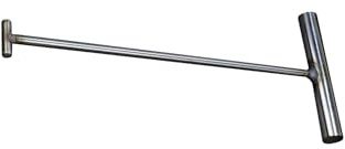 Zambuph Reliable Manhole Cover Lifting Tool with Durable Hook for Safe Opening and Lifting of Drain Covers and Steel Grates Manhole Cover Hook Tool Heavy Duty Steel, 8mmx60cm