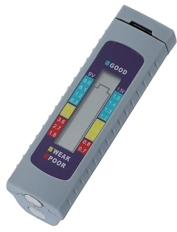 Digitaler Batterietester für Aaa und Alkalibatterien mit Lcd Anzeige