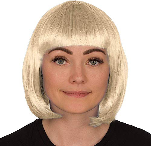 Redstar Fancy Dress - Damen Bob-Perücke - Kostüm Party Cosplay Accessoire - Blond