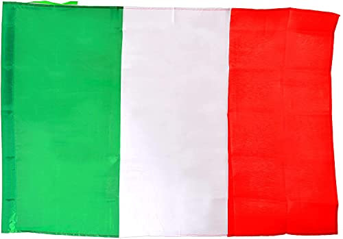 Bandiera Italia 90X150 Cm Con Passante Per L'Asta| Forza Italia - Bandiera Italiana - Flag Italy - Campionato di Calcio 2025
