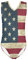 Belidome Kinder Mädchen Badeanzug Bodysuit Tanzen Gymnastik Turnanzug Einteiler Athletic Kleidung 3D Gedruckt, usa-flagge, 9-10 Jahre