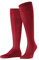FALKE Tiago M Kh sostenibili cotone filo di Scozia al ginocchio tinta unita 1 paio, Calzini lunghi Uomo, Rosso Scarlet 8228, 39-40