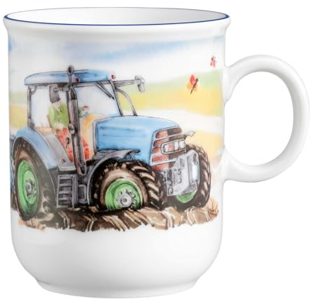 Seltmann 001.762031 Compact Porzellan Becher mit Henkel, Mein Traktor, Rund, 65151 Dekor, Mehrfarbig, 0.25 L Kapazität | , 65151 Dekor, Mehrfarbig, 0.25 L Kapazität
