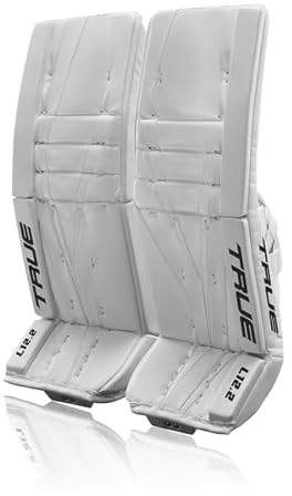 True Pro Goalie Schienen L12.2 Senior, Größe:33 + 2 Zoll, Farbe:White/White