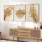 SDVIB Ayatul kursi Quran Gold Marmor Textur Islamische Poster Druck Leinwand Gemälde Moderne Wandkunst Bilder Wohnkultur15.7 x 23.6(40x60cm) x3 Kein Rahmen