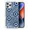 Evil Eye Phone Case For Apple iPhones, 16, 15, 14,13, 12, 11, Pro Max, Mini, XR, SE Grey and Blue Evil Eyes Phone Case, Hard Phone Cover, Evil Eyes Phone Cover