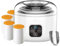 SAYEYBU Yogurtera, Yogurtera Digital AutomáTica, con Temporizador Y Control De Temperatura Constante, Yogurtera De Cocina, con Recipiente Interior De Acero Inoxidable,Blanca
