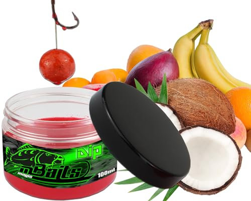 Angel-Berger Magic Baits Boilie Dip Amino Booster Dip Lockstoff Aroma Köderdip Liquid Karpfen Angeln (Tutti Frutti-Coconut)