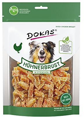 Dokas Hühnerbrust in Stückchen, 3er Pack (3 x 200 g)