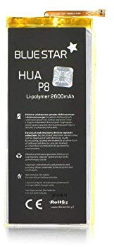Bluestar Akku Ersatz kompatibel mit Huawei P8 HB3447A9EBW 2600 mAh Austausch Batterie Handy Accu Premium