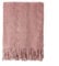 BOURINA Textured Solid Soft Sofa Throw Couch Cover Knitted Decorative Blanket, Coral Pink, 127x152cm