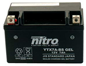 Batterie 12V 6AH YTX7A-BS Gel Nitro 50615 XRX 125 SM Supermoto 07