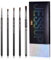 Jessup Juego de Brochas para Labios,Brochas Profesionales Maquillaje Labios Aplicación Sin Rayas Lápiz Labial, Pelo Sintético Primera Calidad,Define el Contorno y Acentúa Tu Labio 5 Piezas T325
