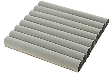 Jewellers Small Ring Rolls Display Insert - Colour Choice, Jewellery Cufflink Shop Stall Presentation (Grey Velvet)