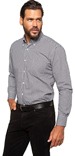 JP 1880 Herren große Größen Übergrößen Menswear L-8XL Ledergürtel, Business, echtes Vollrind-Leder schwarz 130 706592130-130