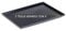 G.T. INOX SET 5 TEGLIE RETTANGOLARI FERRO BLU DIAMANTATA 60x40 bordo dritto alto 2 cm con X di rinforzo anti-deformazione sul fondo