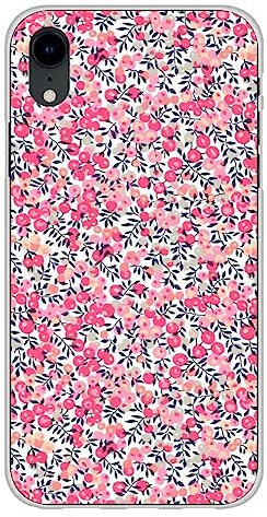 1001coques Coque de Téléphone Compatible pour Apple iPhone XR, Design Liberty Wiltshire Rose, Imprimée en France, Étui Souple en Silicone, Housse de Protection.