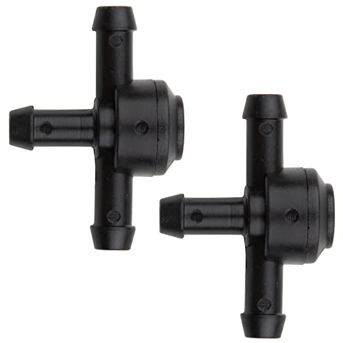 MangWany 2 Stück Scheibenwaschanlage T-Anschluss Sprührohrverbindung 3-Wege-Rückschlagventil für Volvo C30 S40 V50 2003–2013 9178895 31391513