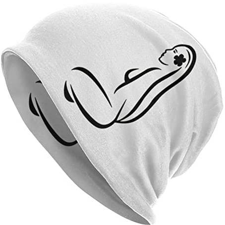 DJNGN Kompatibel mit Hinano Tahiti Beanie Mütze Warme Strickmütze für Männer Frauen, Unisex Slouchy Skull Cap Skimütze Wintermütze Pullover Mütze Chemo Mütze Geschenk