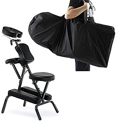 HSRG Klappbarer Massagestuhl, Tragbarer, Höhenverstellbarer Tattoo-Stuhl, Therapiestuhl Mit Tragetasche, Ergonomischer Gesichts-Spa-Stuhl Für Tattoo-Salon-Schönheitsmassage