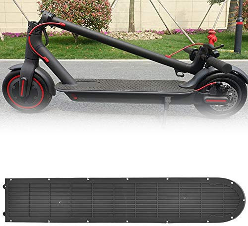 KIMISS Plastic Black Battery Cover for M365 Electric Scooter - Anti Skid Guard Plate for Enhanced Protection