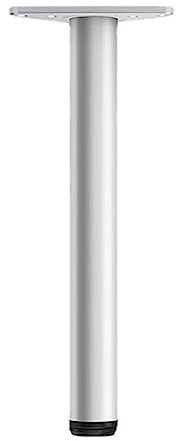 YUJIANHUAA Pieds De Table en Métal,Pieds de Table Réglables,Pied de Meubles Alliage d'aluminium,Pieds De Support De Comptoir De Cuisine/Pieds De Bar,Avec vis,1 Pièce (H: 85cm)