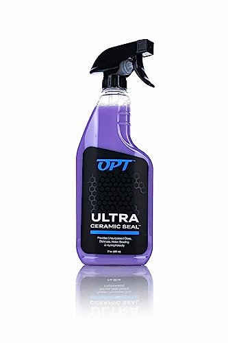 Optimum Ultra Ceramic Seal - Sellador de Pintura de cerámica hidrofóbico superresbaladizo, Seguro en revestimientos, PPF y envolturas de Vinilo (17 onzas)