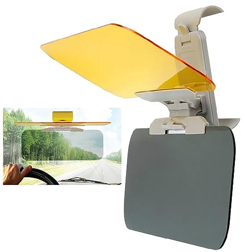 Guida Visiera HD Regolabile e Prolunga Visiera Estensione Parasole per Auto per Protezione Antiriflesso e Protezione UV