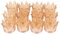Tyenaza 12-teiliger Teelicht-Kerzenhalter, 7,6 cm Kerzenhalter, Klarer Bernstein-Kronen-Stil, Weit Verbreiteter Kleiner Kerzenhalter Für Party, Hochzeit, Büro