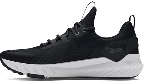 Under Armour Project Rock Blood Sweat Respect 4 - Zapatillas Deportivas para Hombre, (001) Negro/Castlerock/Blanco, 9