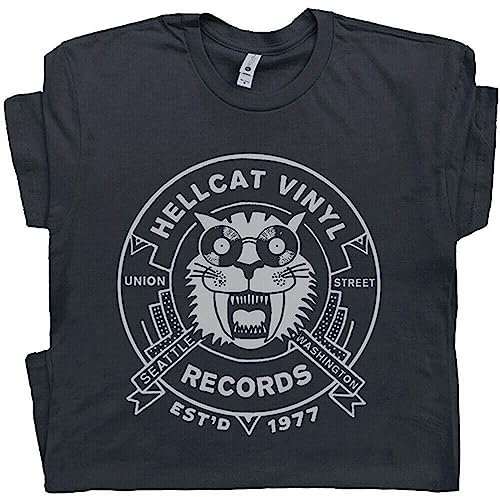 Vinyl Record Store T Shirt Dj Turntable Player Vintage Rock Band Cool Graphic TeeM