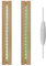 luolety Rechteckige LED-Lichter, 30 cm, beleuchteter USB-LED-Lichtsockel, Schreibtisch-Display-Basishalter, dekorativ für DIY-Acrylplatte, 16 Lichtperlen (buntes Licht, 2)