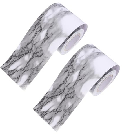 Veemoon 2rollen Flexible Molding Trim Für Selbstklebende Skirting Boards Lang Für Deko An Wänden Küchenarbeitsplatten Und Mehr Hochwertiges Marmor-design Für Elegante Raumgestaltung
