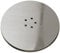 SPARES2GO 110mm Luxury Plug Cover for Shower Trap with 90mm Tray (Brushed Nickel)